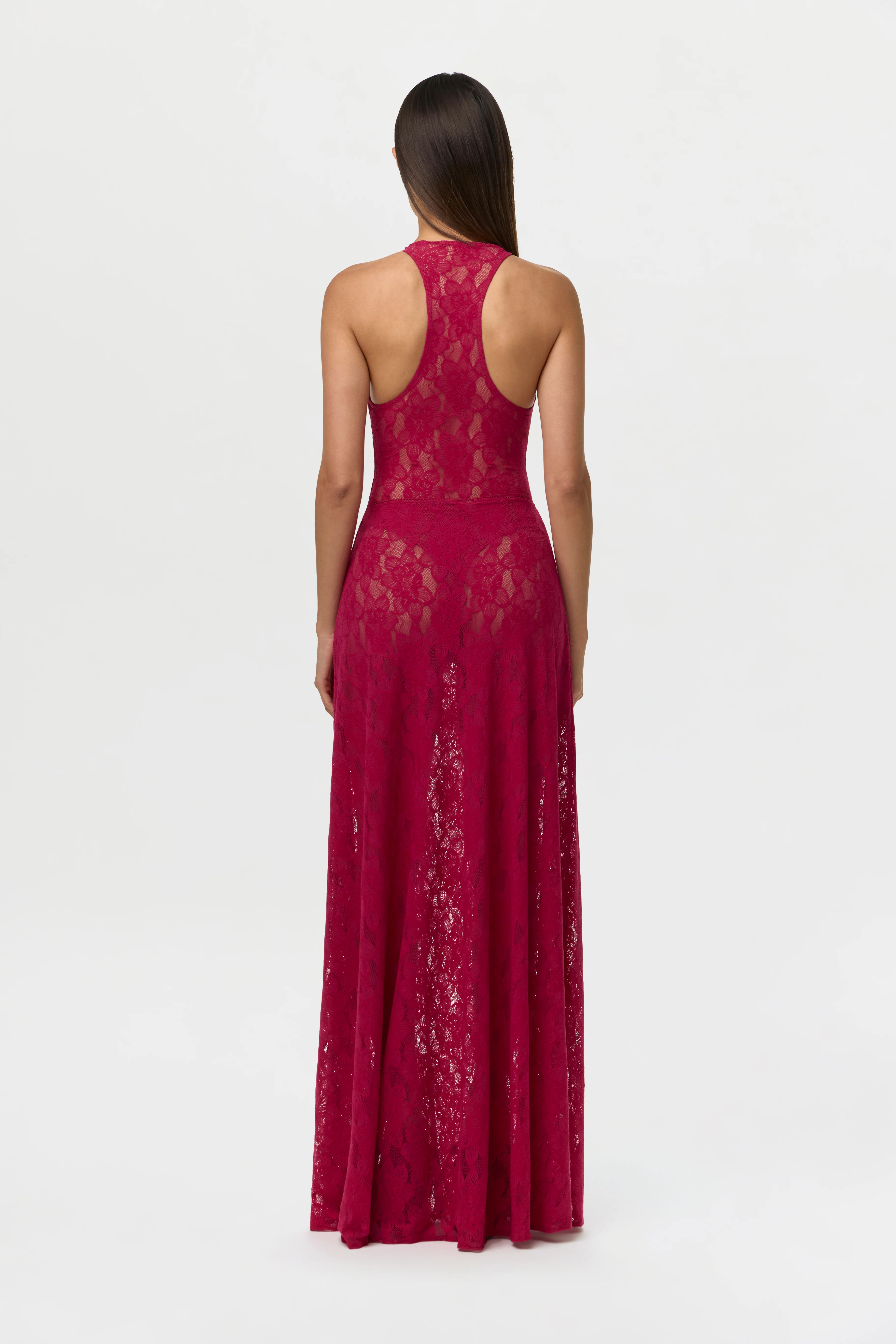 Stretch Lace Maxi Skirt - Image 4