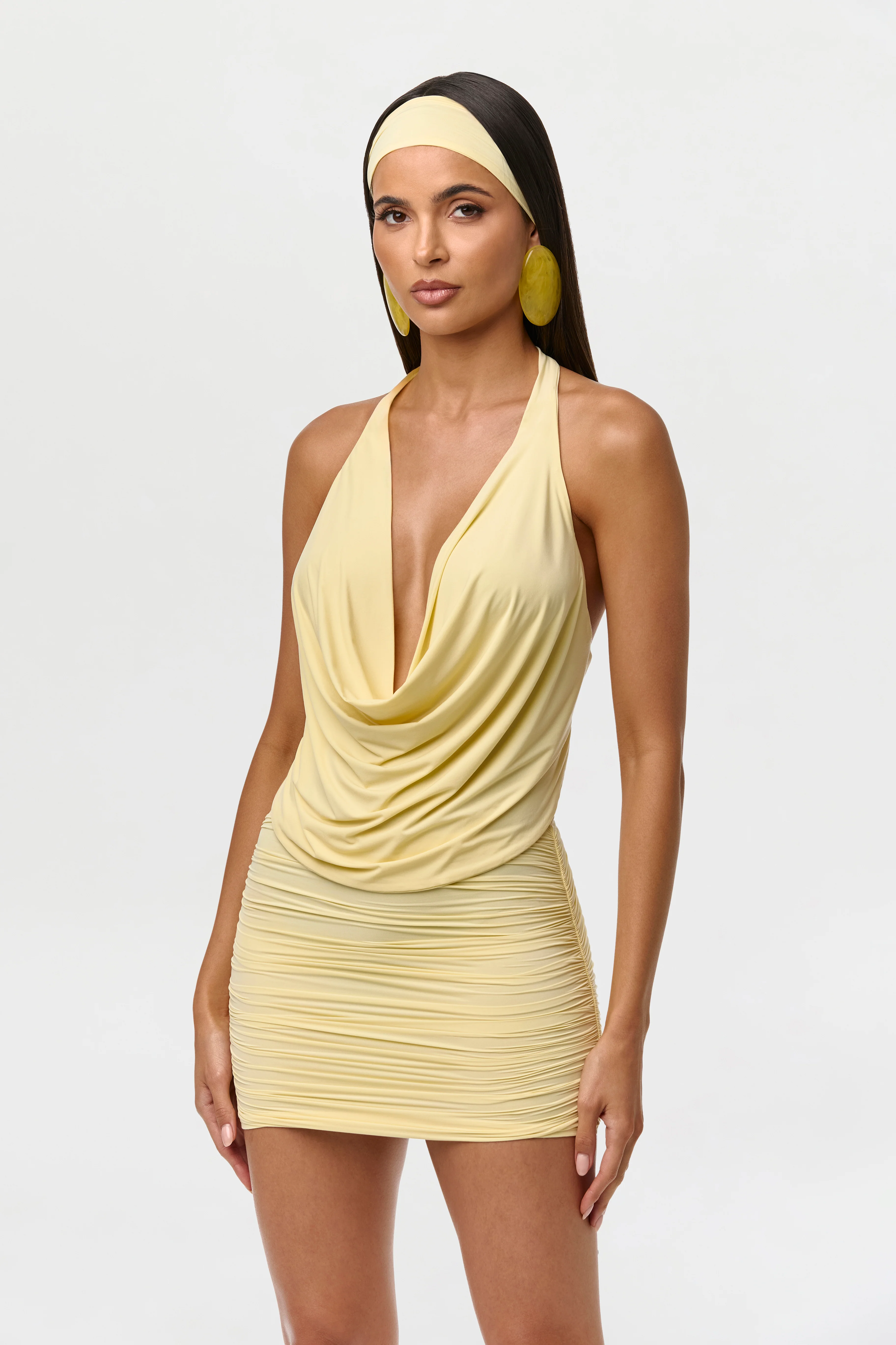 Naked Ruched Mini Skirt - Image 6