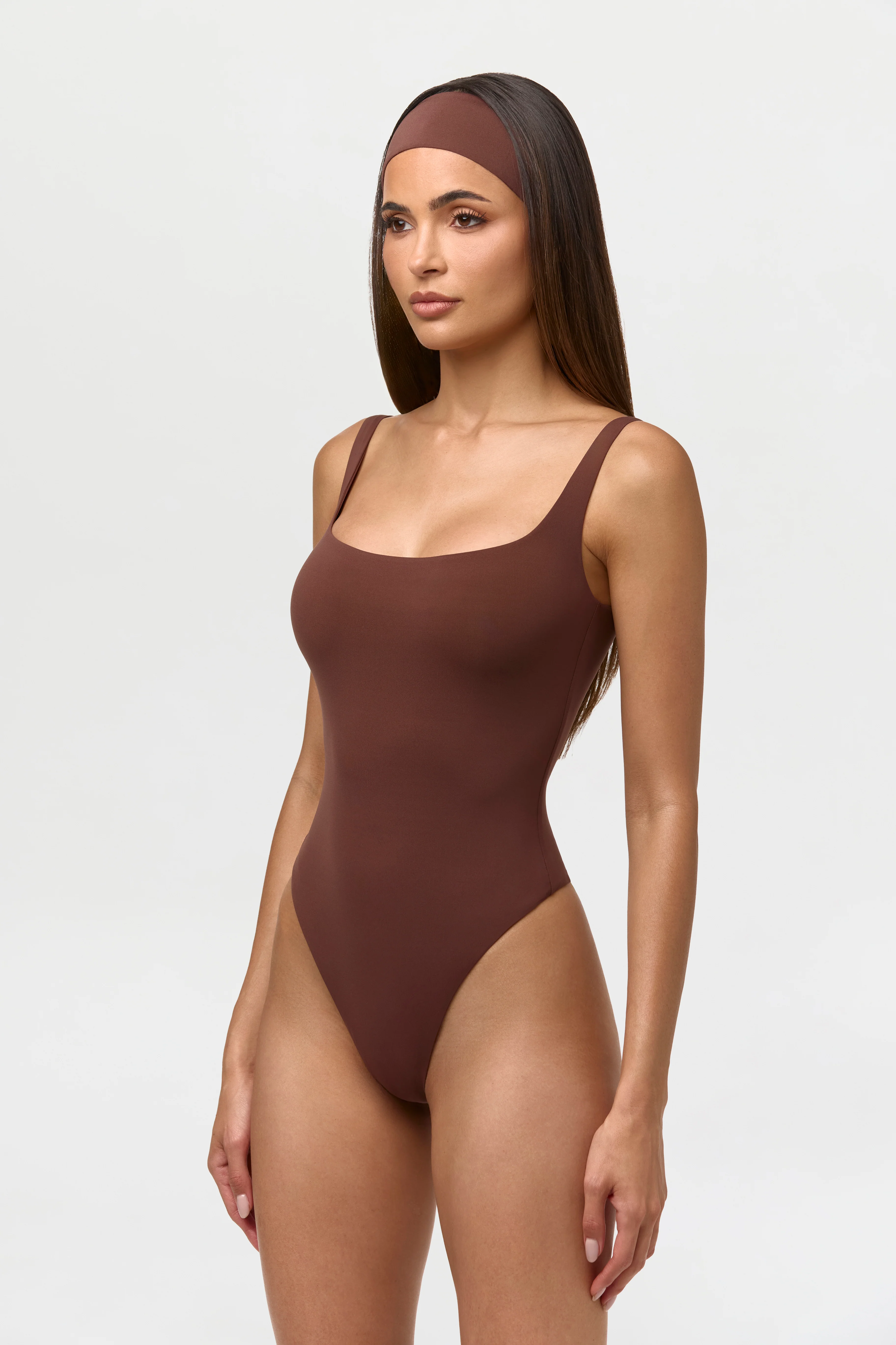 Naked Scoop Tank Bodysuit - Image 3