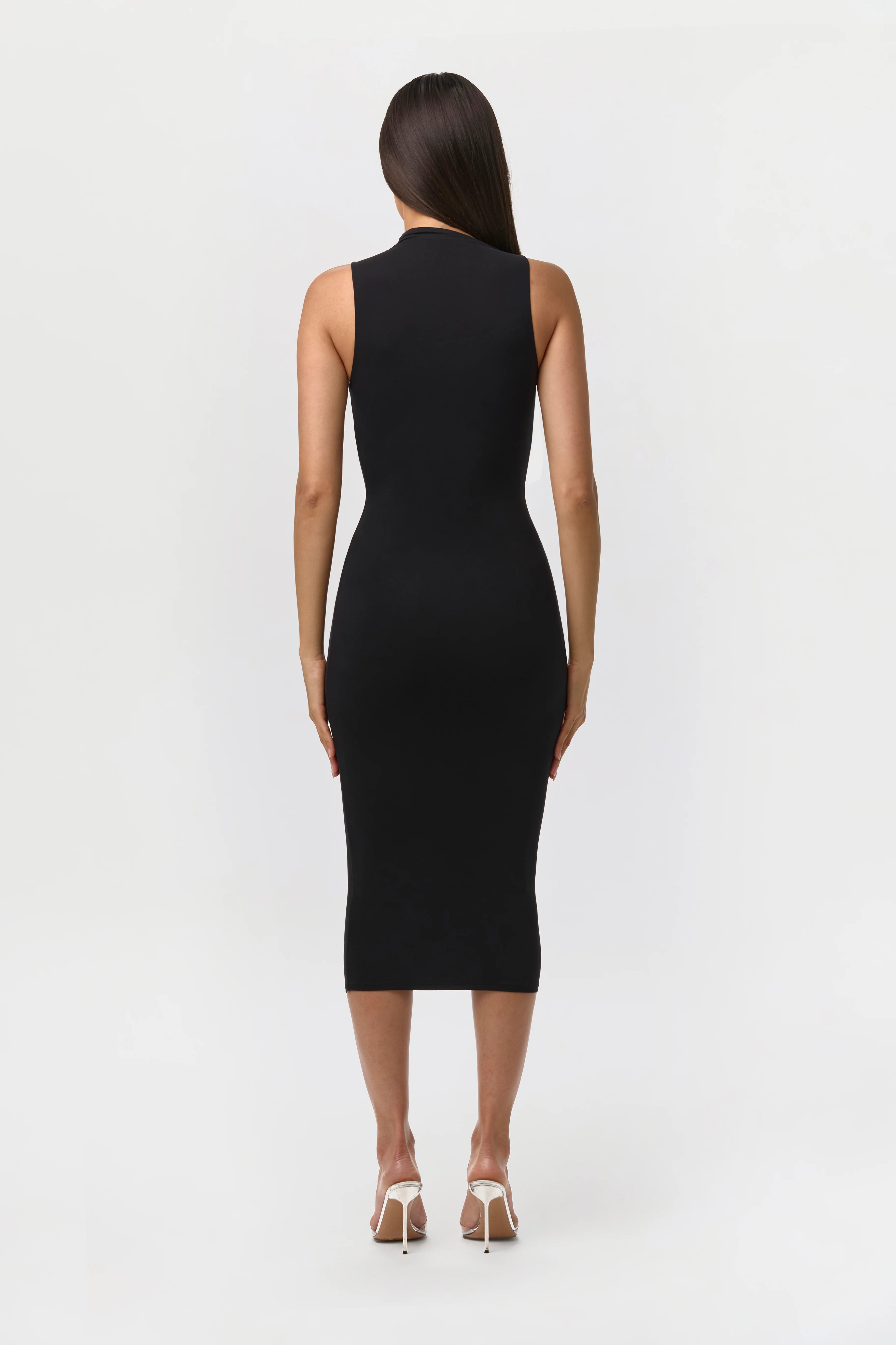 Naked Sleeveless Midi Dress - Image 10