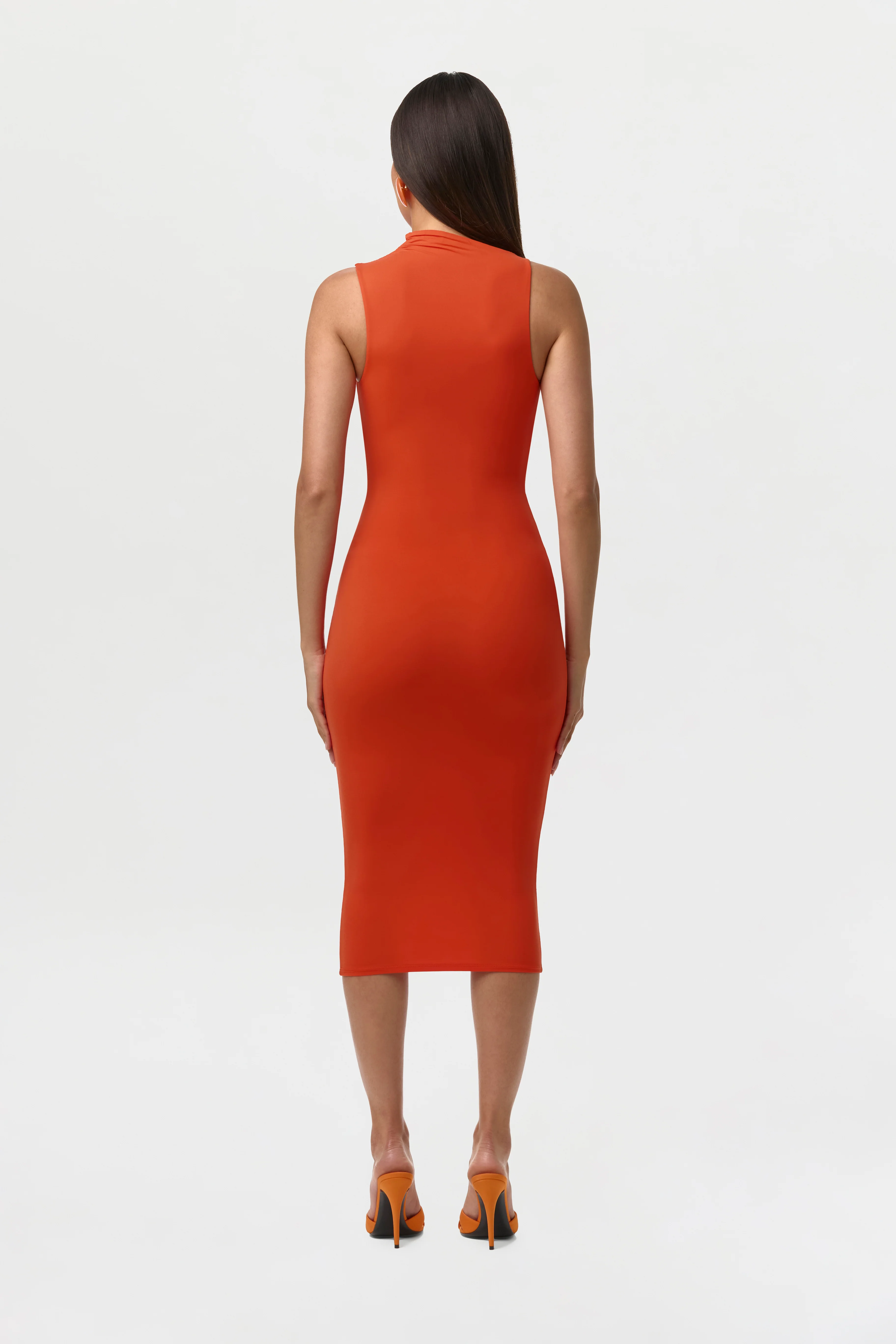 Naked Sleeveless Midi Dress - Image 14