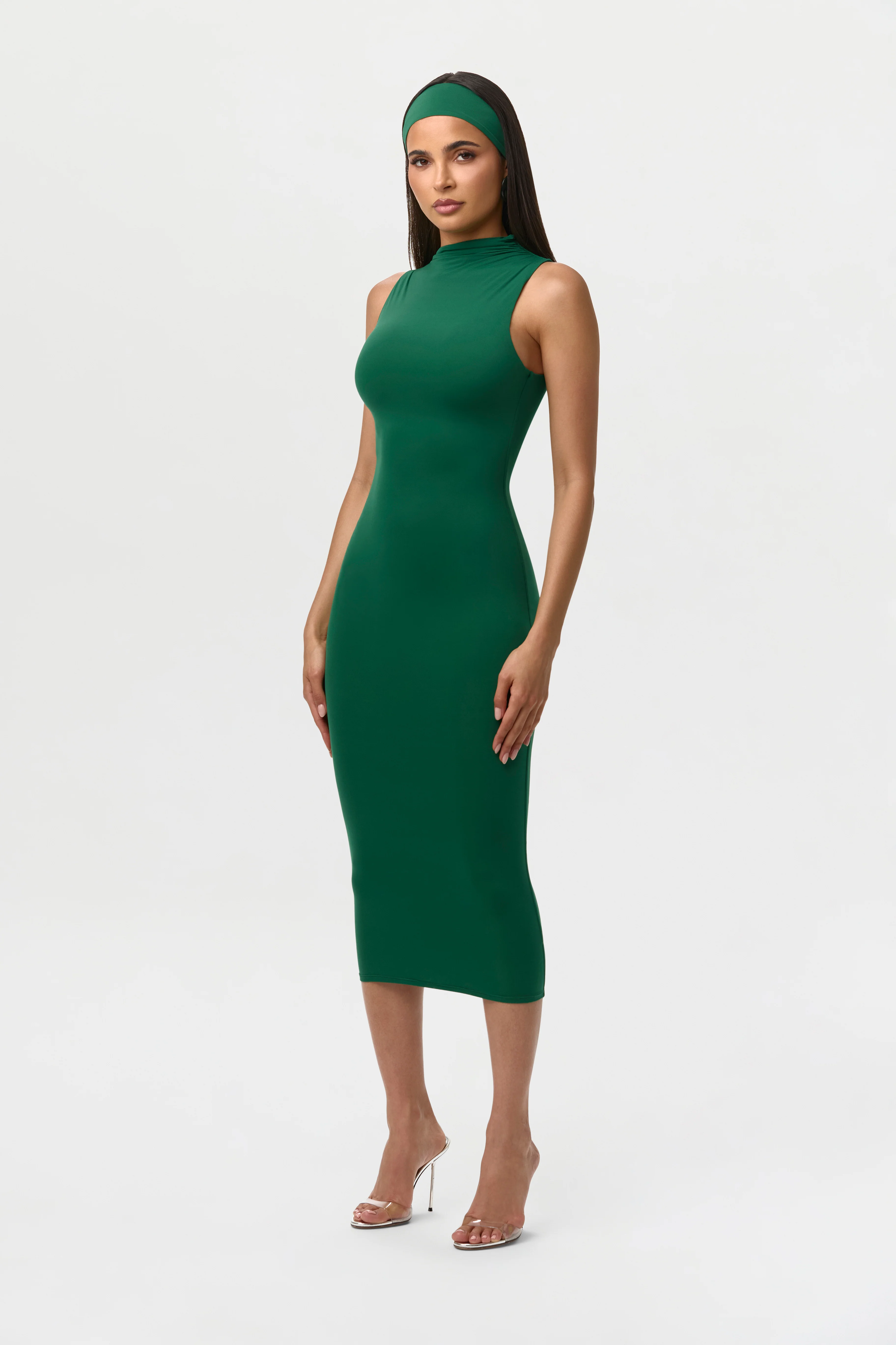 Naked Sleeveless Midi Dress - Image 16