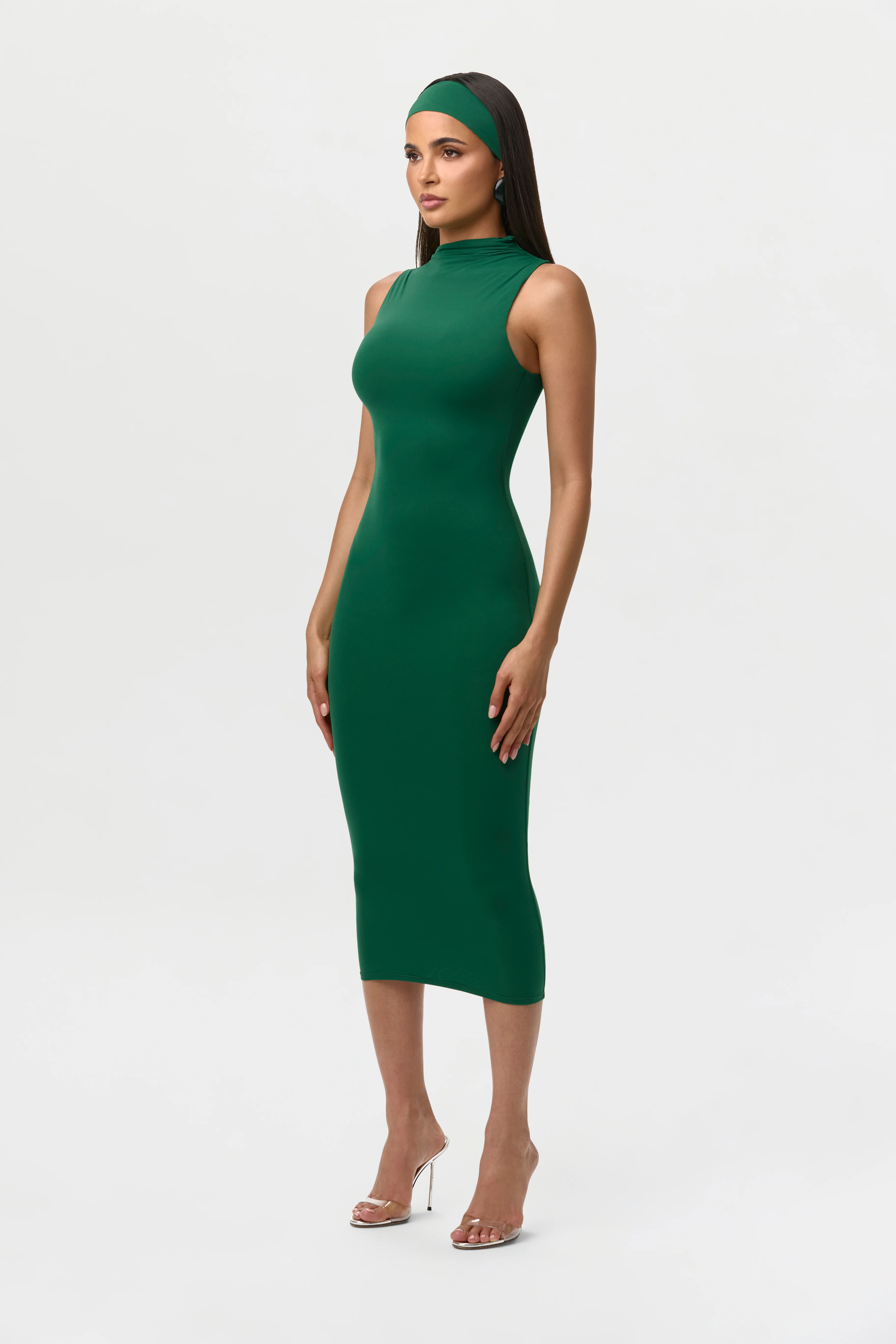 Naked Sleeveless Midi Dress - Image 17