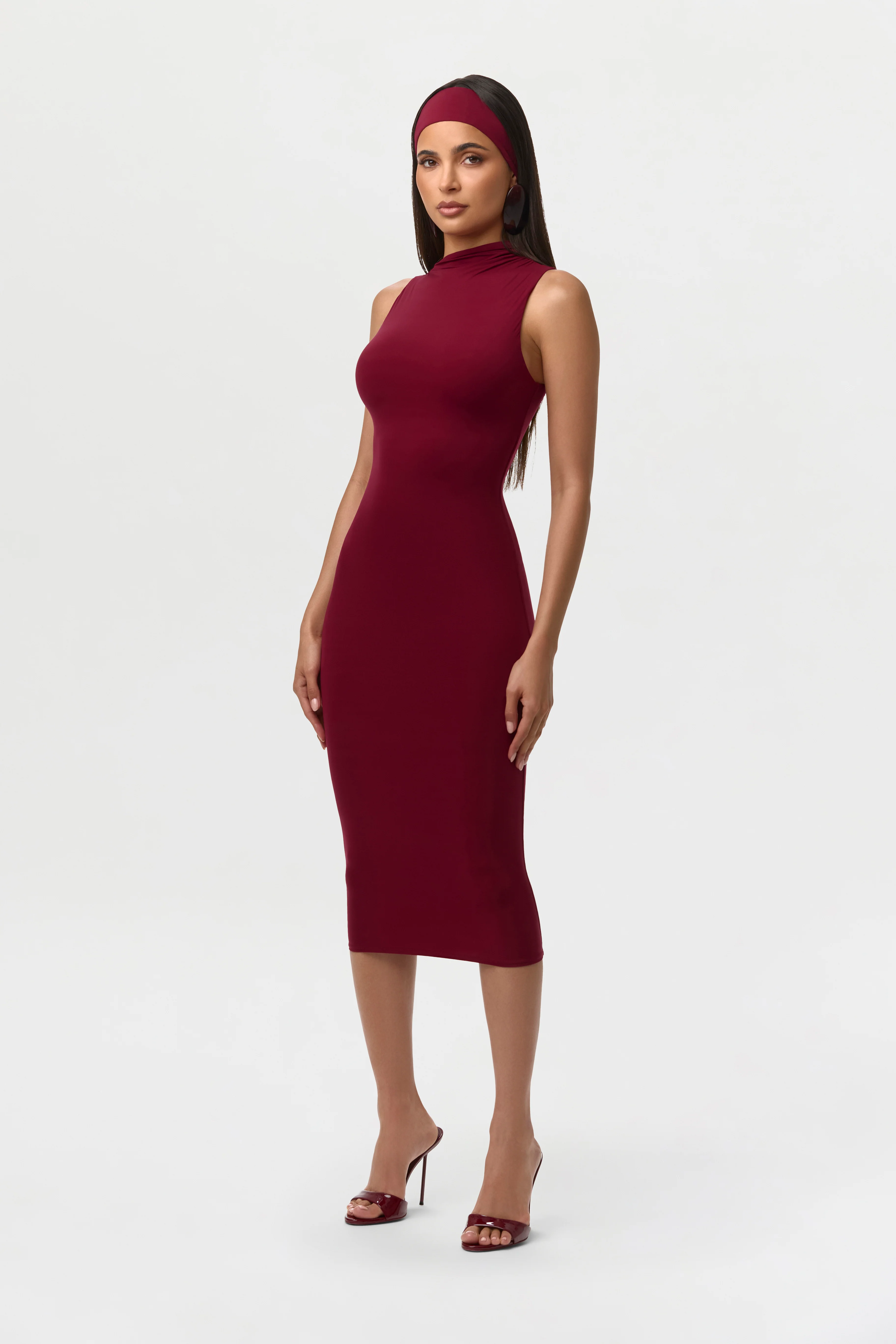 Naked Sleeveless Midi Dress - Image 2