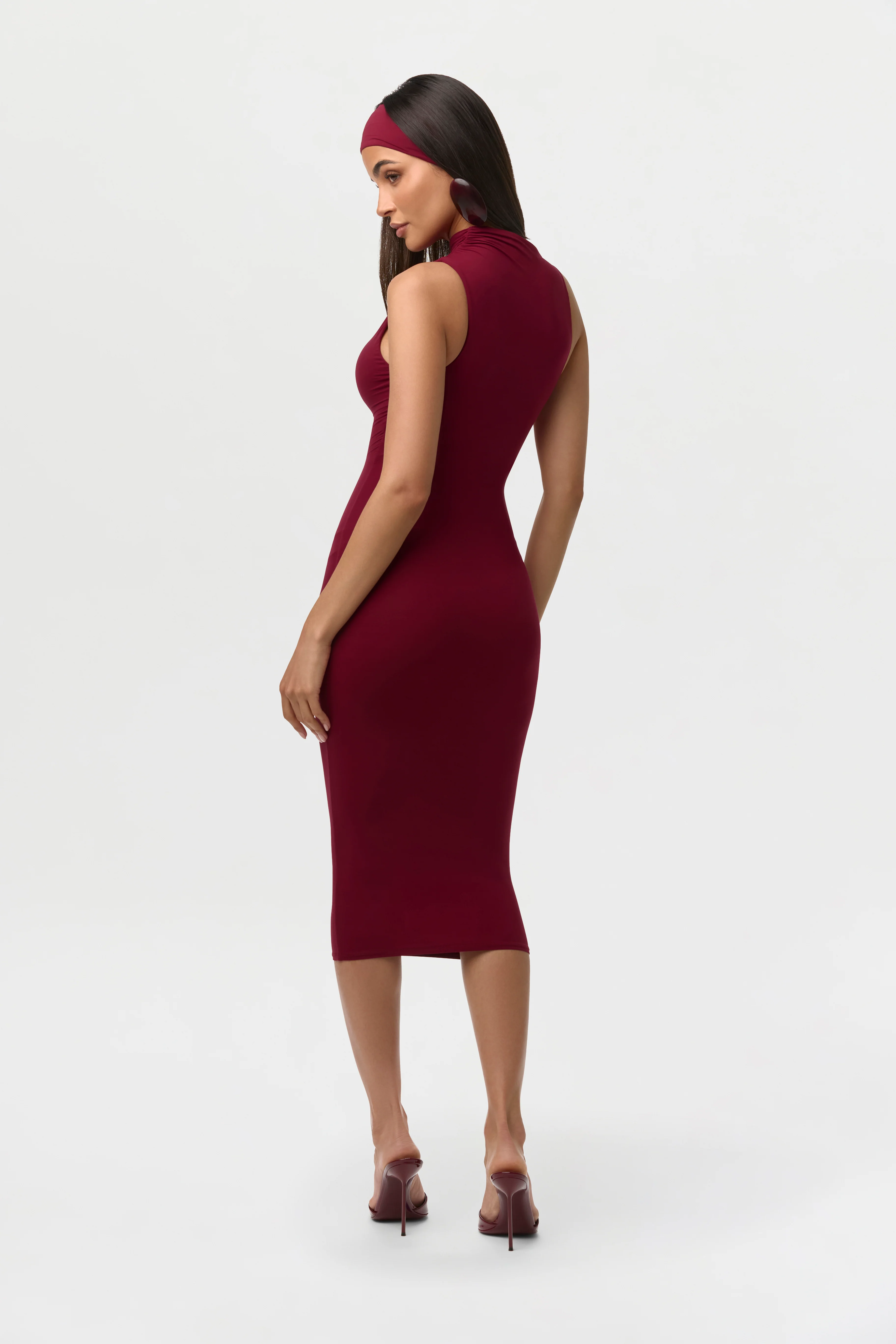 Naked Sleeveless Midi Dress - Image 4