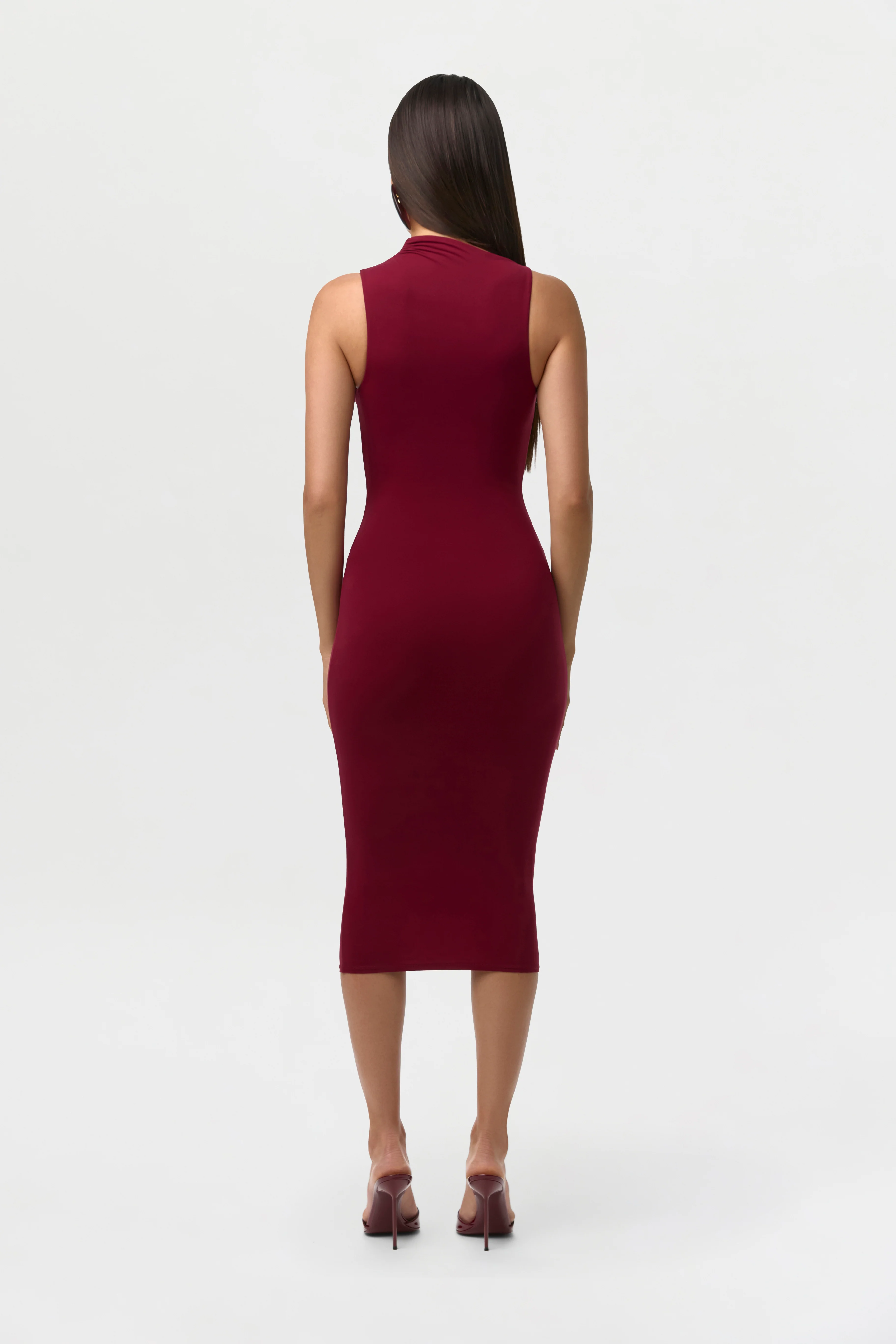 Naked Sleeveless Midi Dress - Image 5