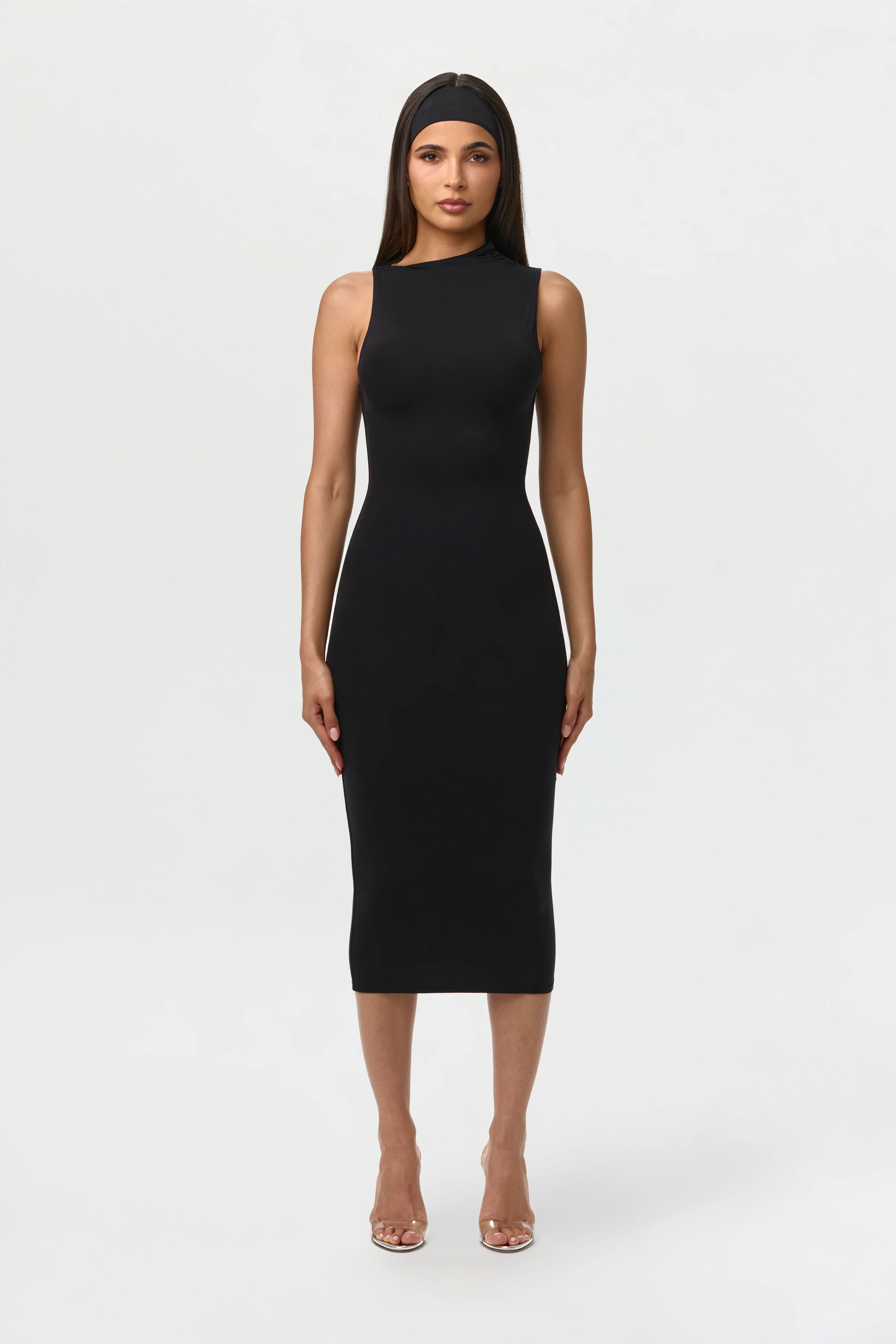 Naked Sleeveless Midi Dress - Image 7
