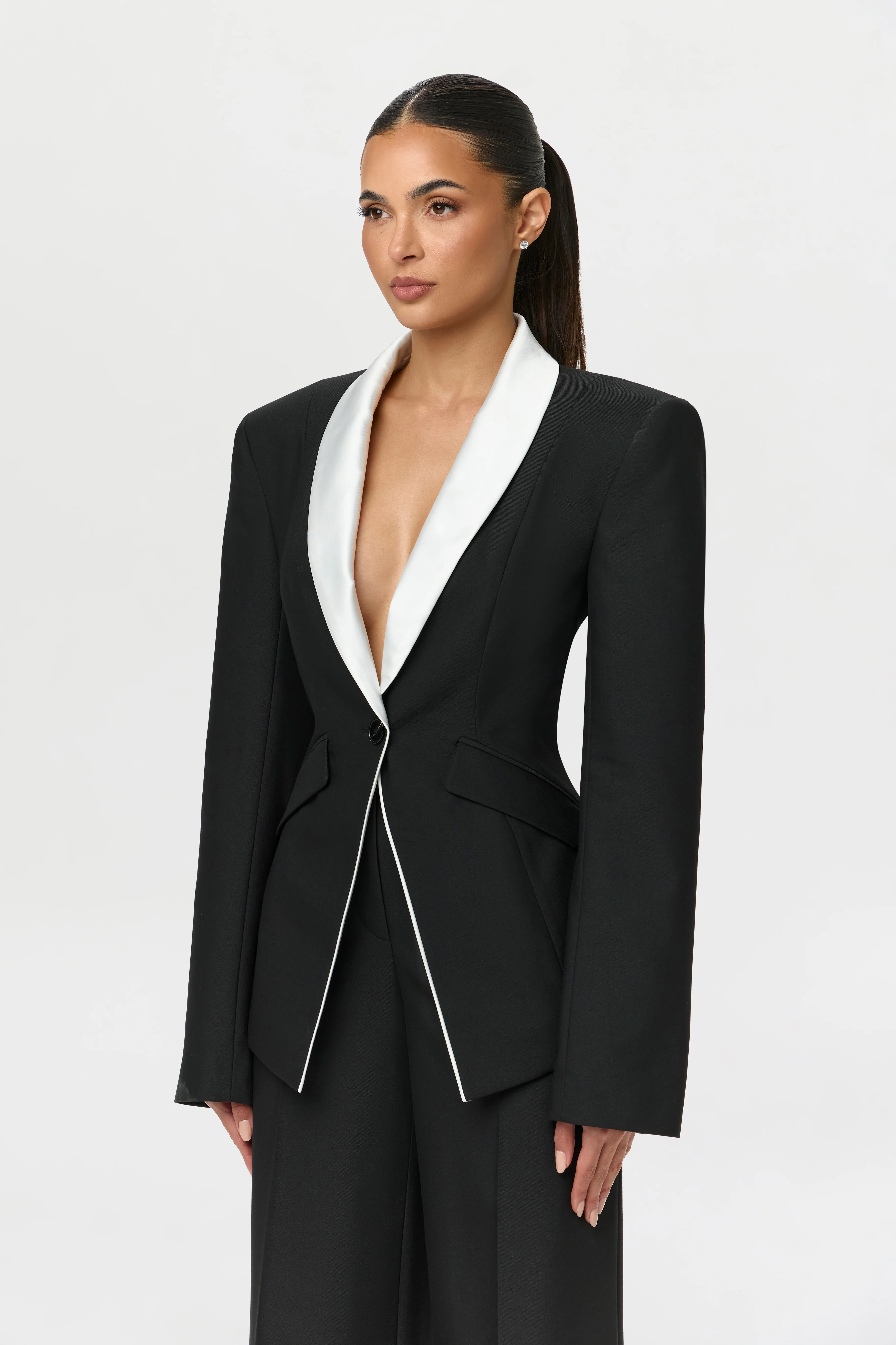 Suiting Contrast Blazer